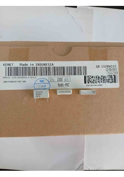 Mmk15 104j400b04l4 Bulk 100nf 400v 15mm Polyester Kondansatör 40 Adet