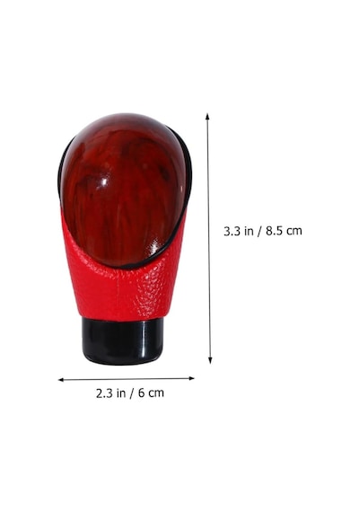 Manuel Vites Topuzu Metal Üniversal Kaydırmaz Ergonomik Kırmızı Maun Glz03702087 Kırmızı