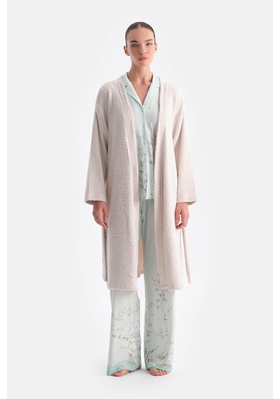 Dagi Gül Kurusu Şönil Örme Sabahlık L/xl, 25ww11482bb Diğer