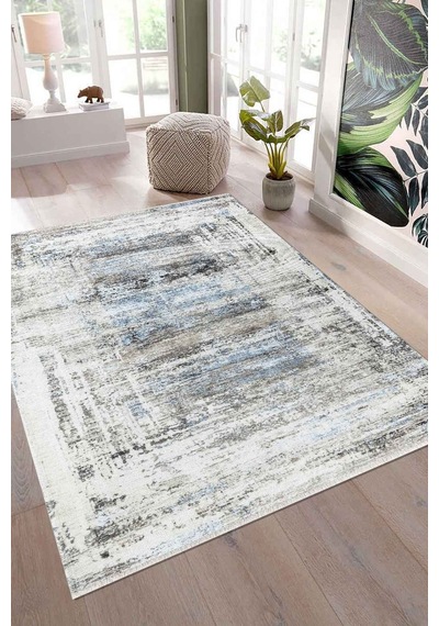 Valencıa-1506 Kaymaz Taban Dekoratif Modern Yıkanabilir Kolay Temizlenen Salon Balkon Mutfak Halısı Kilim Yolluk