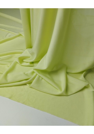 Uçuk Yeşil Renkte Jarse Kumaş En: 160cm-10821 Yeşil