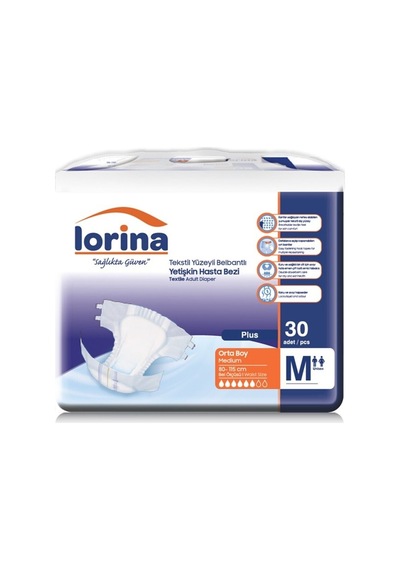 Lorina Yetişkin Hasta Bezi Medium 30 Lu 80 X 115 Cm M