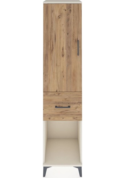 Hyperion Dolap Tek Raflı Tek Çekmeceli Tek Askılı 44x44x195 A... Aytaşı