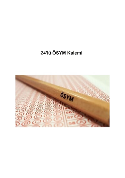 2,5b Dereceli Ösym Kurşun Kalemi 24"lü Çok Renkli4
