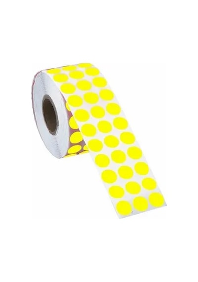 Open 10 Mm Etiket Sarı 5000li
