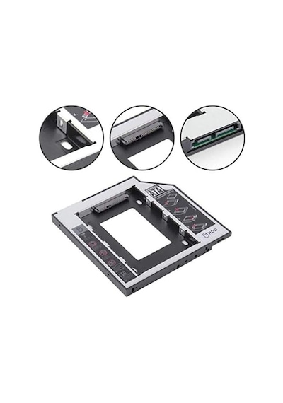 Al-4717 12.7 Mm Sata Hdd Harddisk Caddy Kızak Kutu Laptop Ssd Notebook Ikinci Hdd Takma