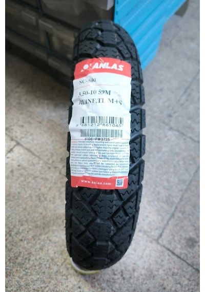 Anlaş Küba Rosewood Azure 50 Blues Ön 3.50-10 Arka 3.50-10 Anlaş Sc 500 Winter Grip 2 Takım