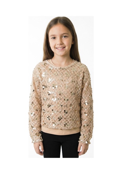 Xo Kids Kız Çocuk Bluz 5-14 Yaş 36173 Bej