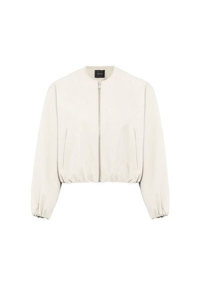 Antioch Crop Kadın Bomber Mont Taş
