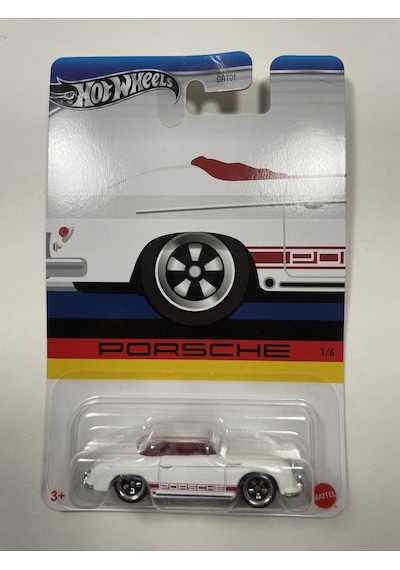 Hot Wheels Porsche 365 Speedster Silver Edition-hrw56