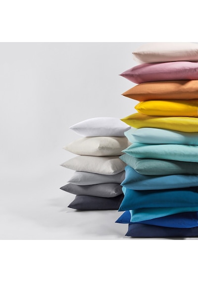 Maki Home Volanlı Süs Dikişli Açık Pembe 2 Adet 50x70 Yastık Kılıfı Acık Pembe