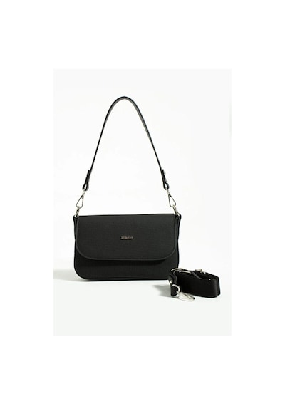 Just Polo Kadın Günlük Kullanıma Uygun Su Geçirmez Şık El Ve Omuz Çantası Shopper Ebat: 23 X 14 Cm Siyah 75295732