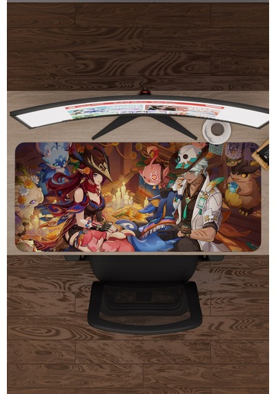 Ifa Genshin Impact Anime Oyuncu V2 - 90x40 Xxl Gaming Mouse Pad Fare Altlığı