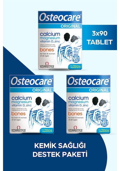 Vitabiotics Osteocare 90 Tablet X 3 Adet