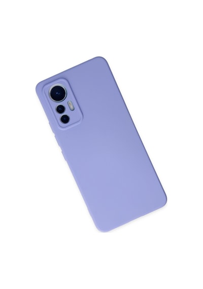 Xiaomi Mi 12 Lite Uyumlu Kılıf Nano İçi Kadife Silikon - Lila