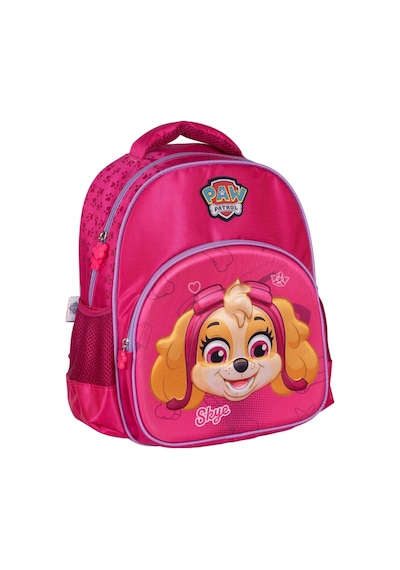 Wiggle Paw Patrol Kabartmalı Figür Anaokulu/kreş Boy 2 Bölmeli Cepli Çocuk Okul Sırt Çantası Pembe Pembe