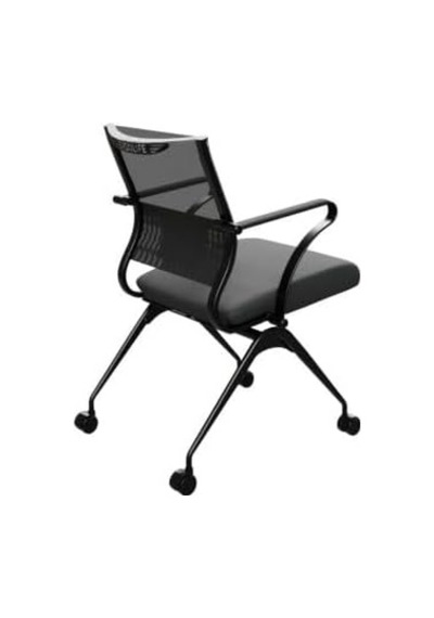 Atom Ofis Ergolife Sit Air Çalışma Ve Toplantı Koltuğu, Siyah Mesh Sırtlık, Tekerlekli, Küçük Diğer