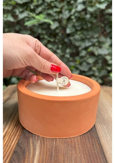 Candle Krem Rengi İp Fitil Etiketi 100 Adet Çok Renkli