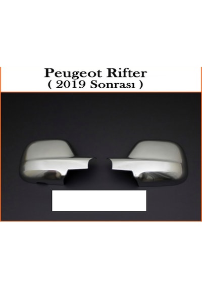 Peugeot Rifter Krom Ayna Kapağı 2 Prç. Abs 2019 Ve Sonrası