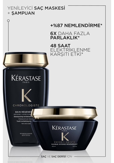 Kerastase Chronologiste Yenileyici Saç Bakım Seti