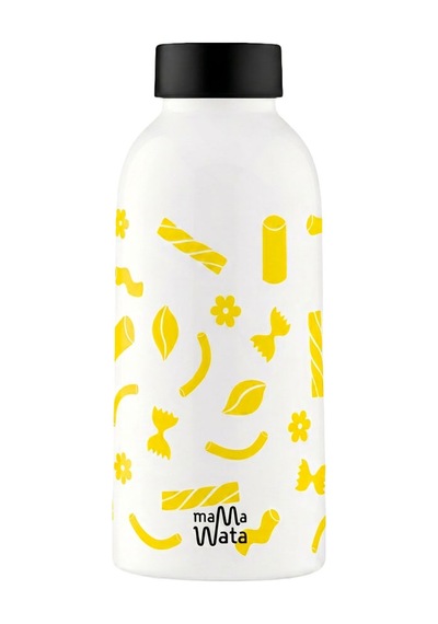 Mamawata Pasta Paslanmaz Çelik Termos Matara 470 Ml Sızdırmaz Yalıtımlı Suluk Beyaz