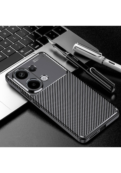 Zore Redmi Note 13 4g Kılıf Nvth Negro Silikon Kapak-siyah