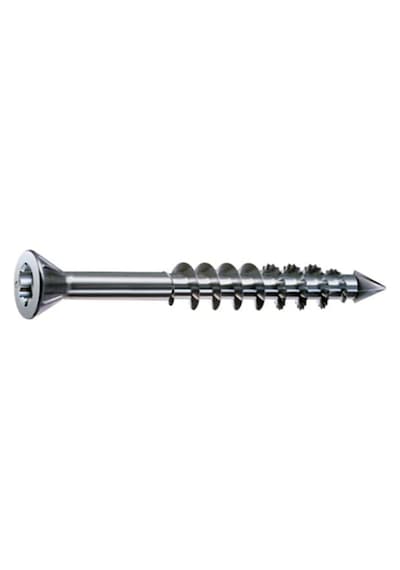 SPAX-M, 4 x 60 mm, 100 Adet, Yarım Dişli, Havşa Başlı