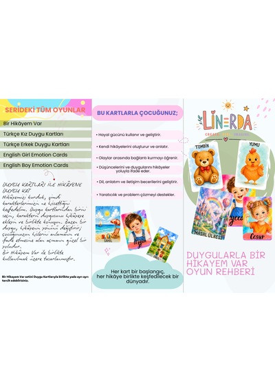 Duygularla Hikâye Oluşturma Oyunu | Duygu Kartları + Bir Hikâyem Var | 3+ Yaş