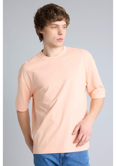 Defacto %100 Pamuk Loose Fit Tişört G4728ax26smog616 Turuncu-og616