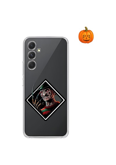 Dali Design Samsung Galaxy A54 Uyumlu Şeffaf Kılıf Horror 2 Tasarımlı