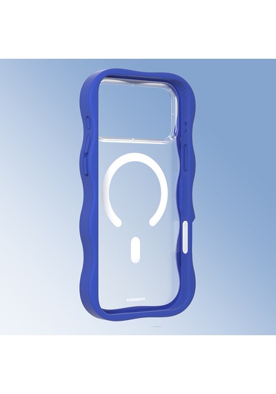 Apple Uyumlu iPhone 17 Pro Max  Kılıf M-safe Şarj Özellikli Youngkit Wave Matte Serisi Kapak Lacivert Lacivert