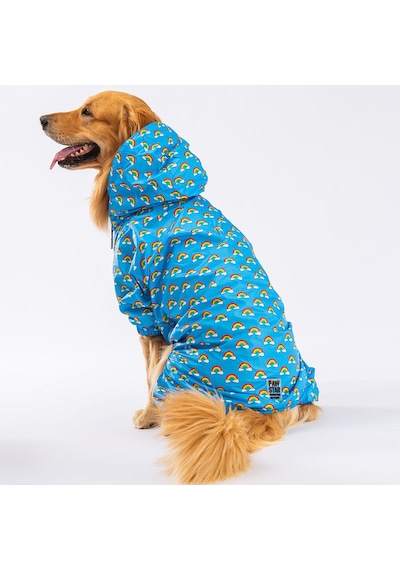 Pawstar İrides Fileli Orta ve Büyük Irk Köpek Tulum Yağmurluğu