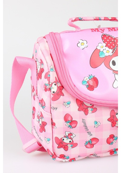 X Dekomus Lisanslı My Melody Yeni Sezon Sweet Berry Collection Termoslu Beslenme Çantası Açık Gri
