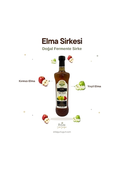 Sirke Günlüğüm Elma Sirkesi 1 L