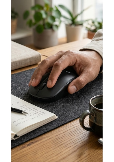 Kablosuz Optik Mouse 2.4ghz Siyah Laptop Bilgisayar Faresi Ev Ofis Uyumlu Tak Çalıştır Mause - Kablosuz Optik Mouse 2.4ghz Siyah Laptop Bilgisayar Faresi Ev Ofis Uyumlu Tak Çalıştır Mause -