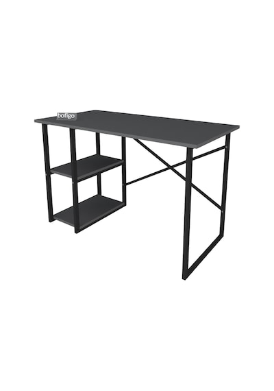 Bofigo 2 Raflı Çalışma Bilgisayar Masası 60 x 120 CM Kafka Antrasit Bofigo 2 Raflı Çalışma Bilgisayar Masası 60 x 120 CM Kafka Antrasit