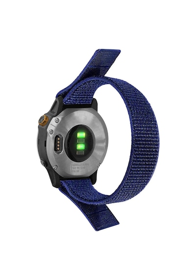 Garmin Descent Mk3i 51 Mm Kordon Hasır Kumaş Ultrafit Nylon Yedek Kayış Lacivert