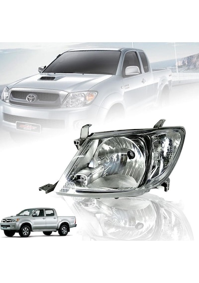 Toyota Uyumlu Hilux Vigo Sol Ön Far Beyaz Sinyalli 2008-2010 N11.2744