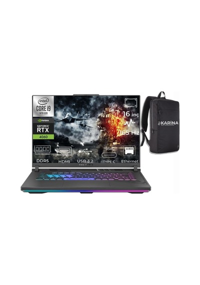 Asus Rog Strix G16 S5116F19 U9-275HX 48 GB 2 TB SSD 8 GB RTX5070 16" Free Dos Dizüstü Bilgisayar
