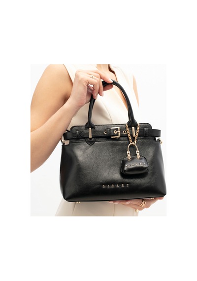 Sisley Siyah Omuz Çantası Kadın Sly 352 Sısley
