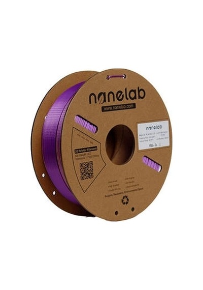 Nanelab Çift Renkli Silk Pla Filament - Altın-mor - 1.75mm - 1kg