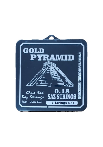 Pyramid 0.18 Kısa Sap Bağlama Teli+Tezene