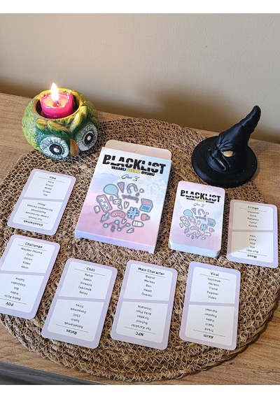 Blacklist Yasaklı Kelime Oyunu Gen Z Kese Hediyeli 50 Kart Eğlenceli Grup & Parti Oyunu