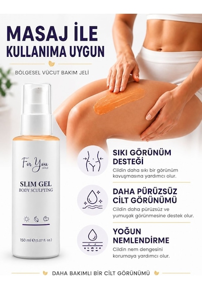 Slim Jel - Sıkılaştırıcı-bölgesel İncelme-çatlak Karşıtı Ve Selülit Kremi 150ml
