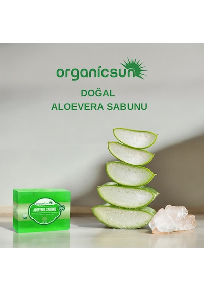 Organicsun Doğal Aloe Vera Sabunu 2 x 140 G