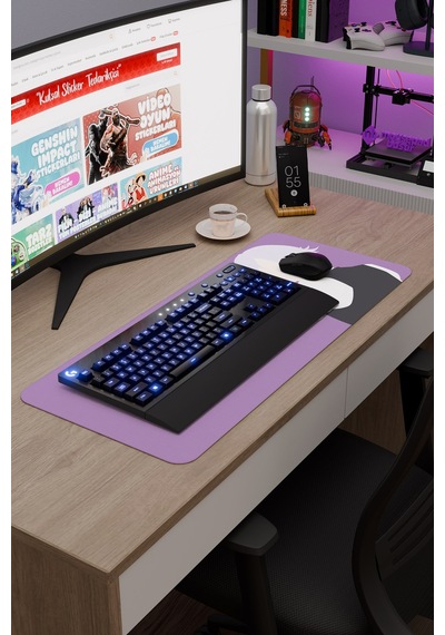 Death Parade Anime V3 - 70x30 Xl Gaming Kauçuk Kaymaz Taban Mouse Pad Fare Altlığı
