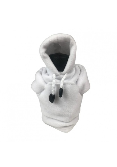 Vites Kılıfı Kapşonlu Sweatshirt Beyaz