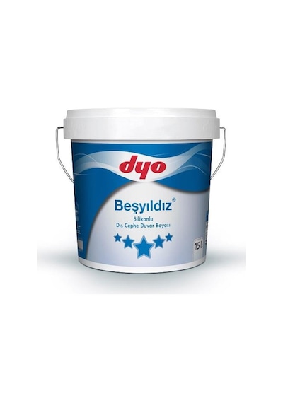 Dyo Beşyıldız Silikonlu Dış Cephe Boyası 15 Lt