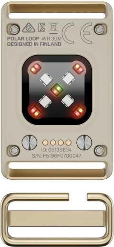 Polar Loop Gen2 Ekransız, Giyilebilir Sağlık Bilekliği Ve Kondisyon İzleyici Gold/sand S-l