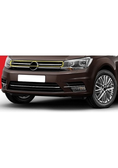 Volkswagen Caddy 2015 Krom Ön Panjur 2 Parça Paslanmaz Çelik